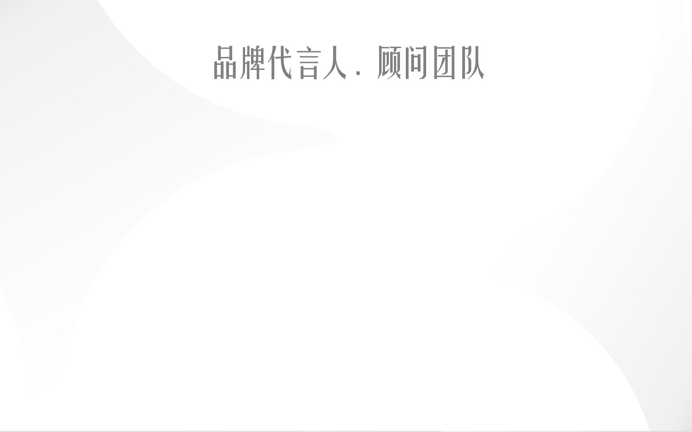 品牌代言人·顾问团队